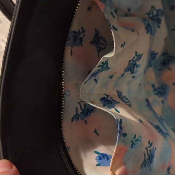 Betsey Johnson Quilted Leather Tote Bag, Black - Picture 7 of 8